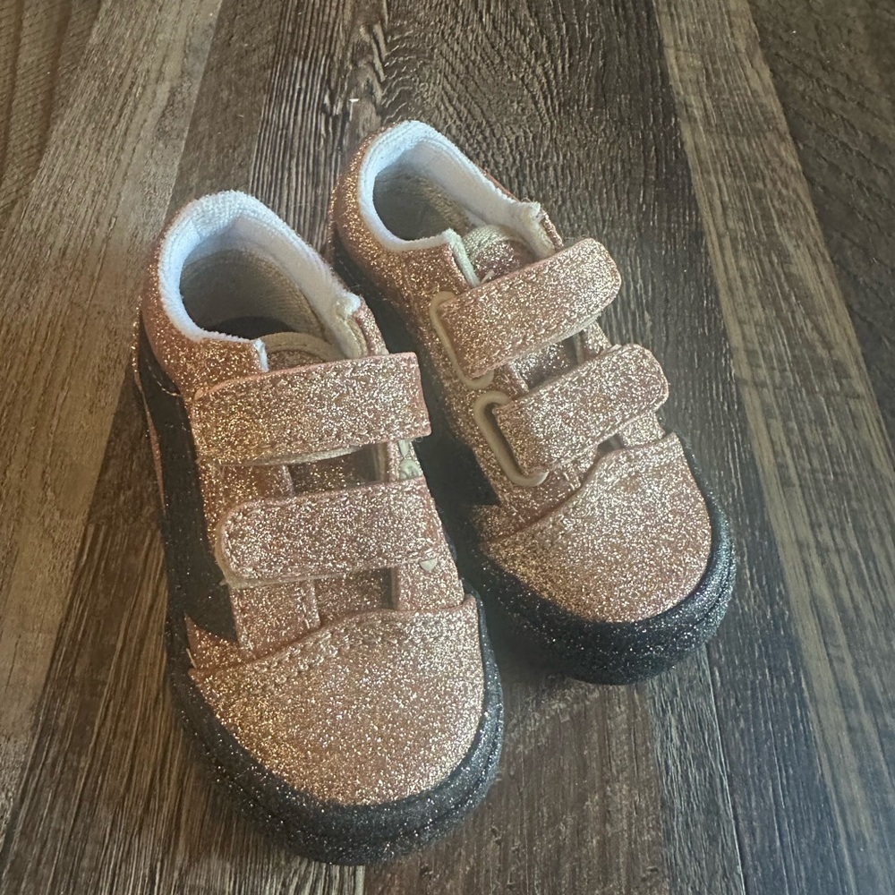 Sparkly Gold Kids Shoes